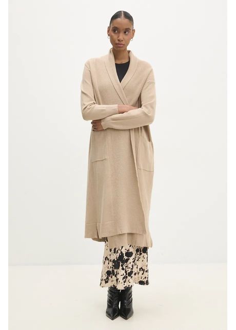 Answear lab cardigan femei culoarea maro