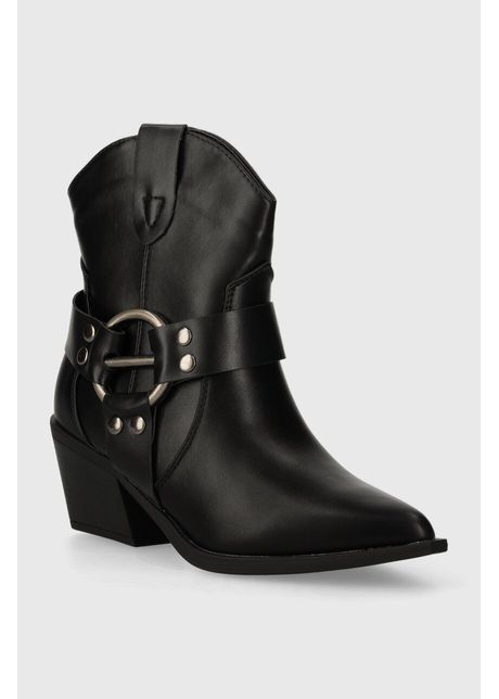 Answear lab cizme femei culoarea negru cu toc drept