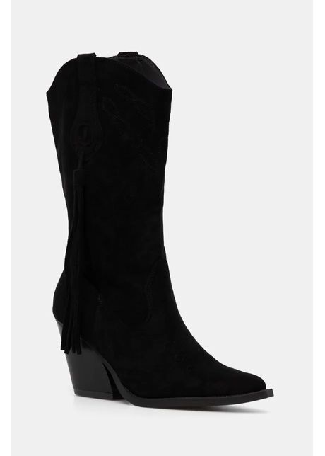 Answear lab cizme femei culoarea negru cu toc drept