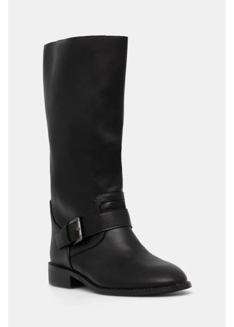 Answear lab cizme femei culoarea negru cu toc drept