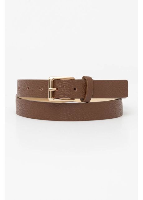 Answear lab curea de piele culoarea bej