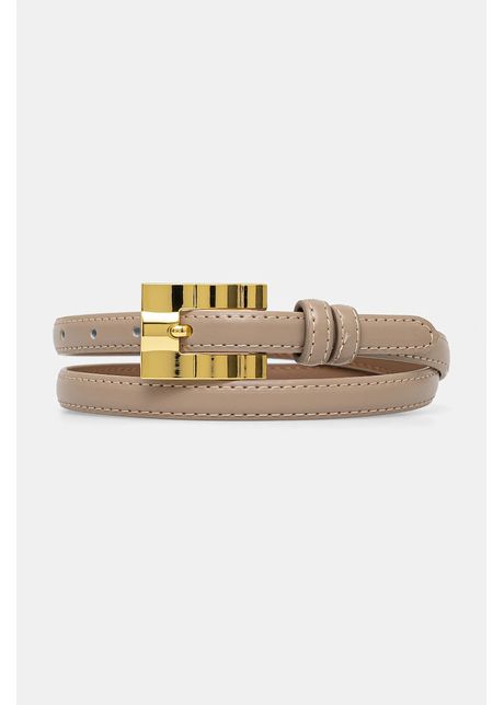 Answear lab curea de piele femei culoarea bej