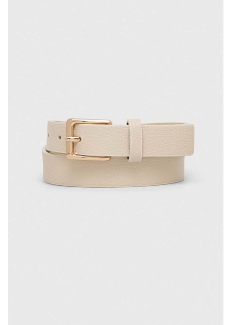 Answear lab curea de piele femei culoarea bej