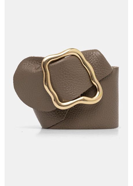 Answear lab curea de piele femei culoarea maro