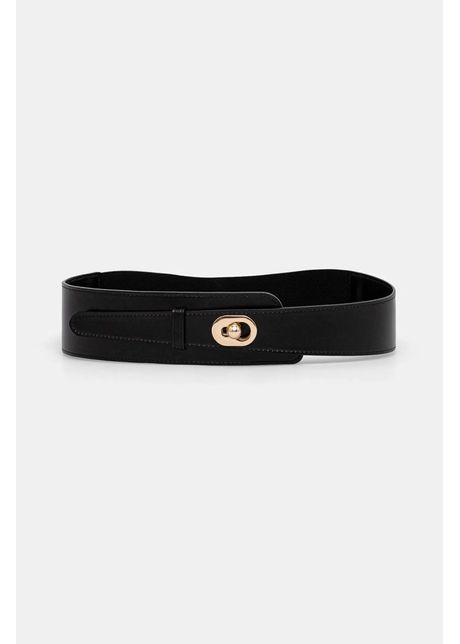 Answear lab curea de piele femei culoarea negru