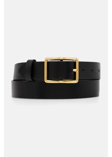 Answear lab curea de piele femei culoarea negru