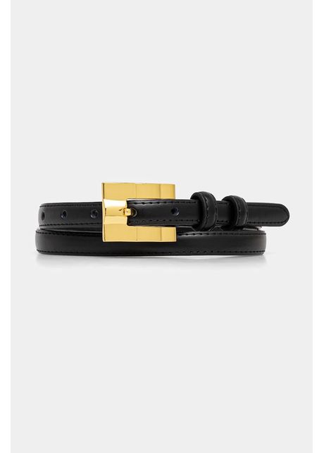 Answear lab curea de piele femei culoarea negru