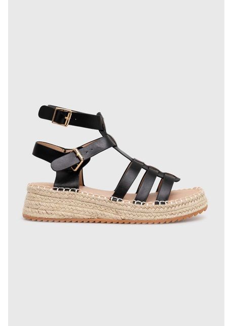 Answear lab espadrile culoarea negru cu platforma
