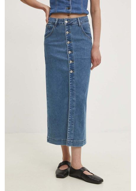 Answear lab fust din denim midi dreapt