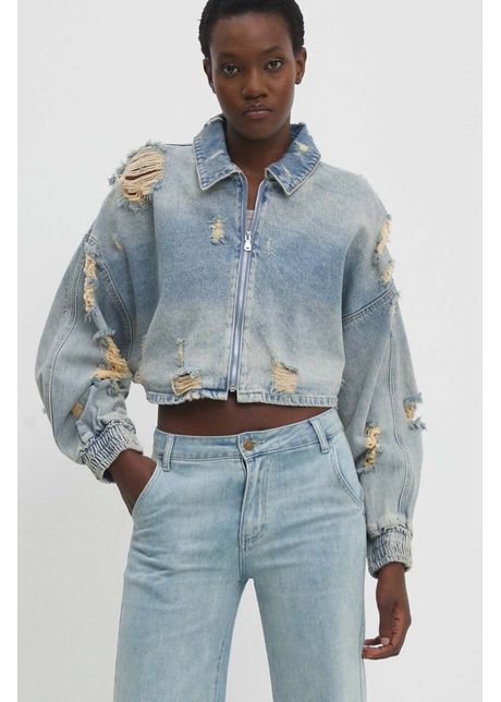 Answear lab geac din denim femei de tranzi ie oversized