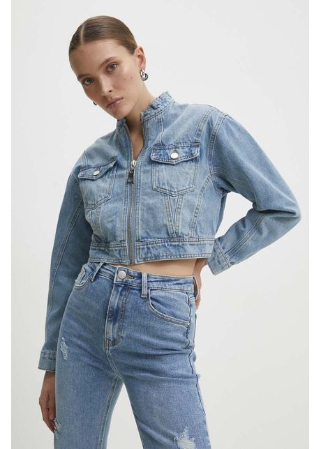 Answear lab geac din denim femei de tranzi ie oversized