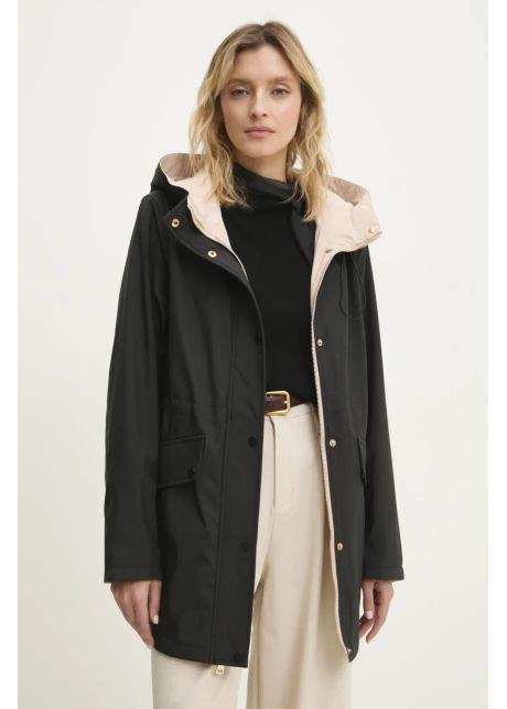 Answear lab geaca cu doua fete culoarea negru de tranzitie