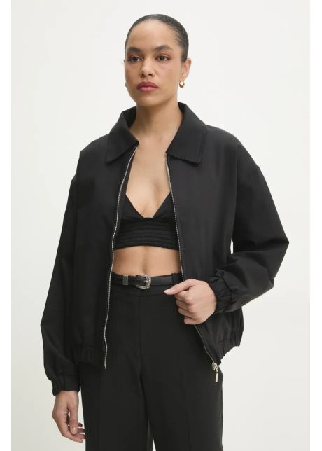 Answear lab geaca culoarea negru de tranzitie