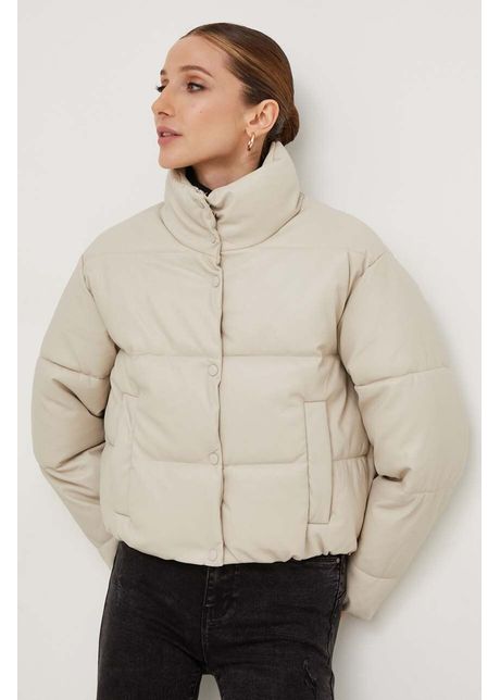 Answear lab geaca femei culoarea bej de iarna oversize