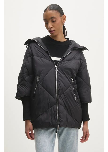Answear lab geaca femei culoarea negru de iarna oversize