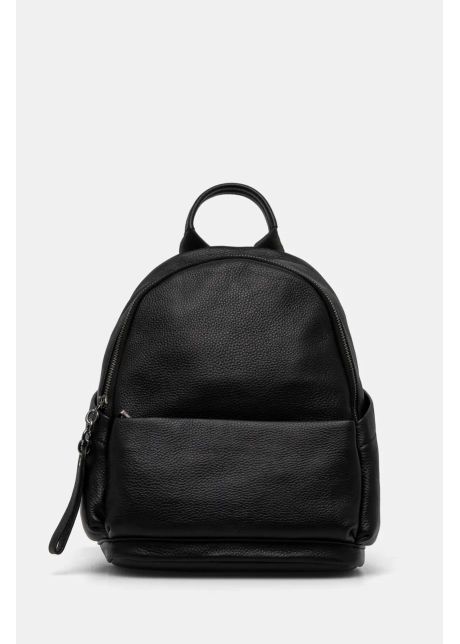 Answear lab ghiozdan de piele femei culoarea negru mic neted