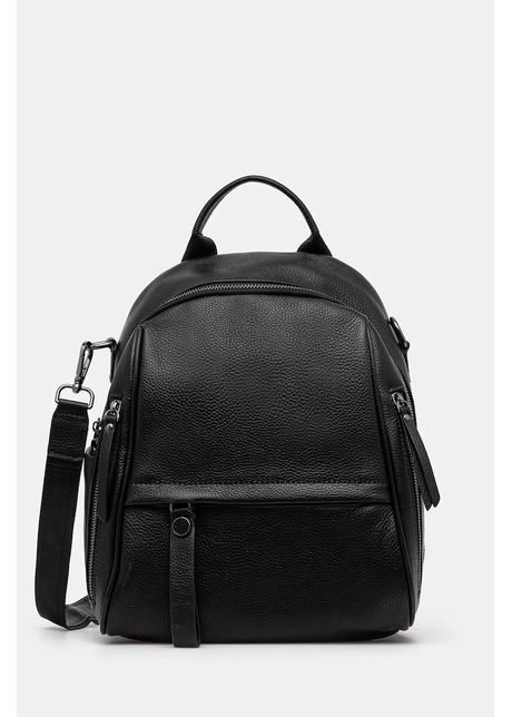 Answear lab ghiozdan de piele femei culoarea negru mic neted