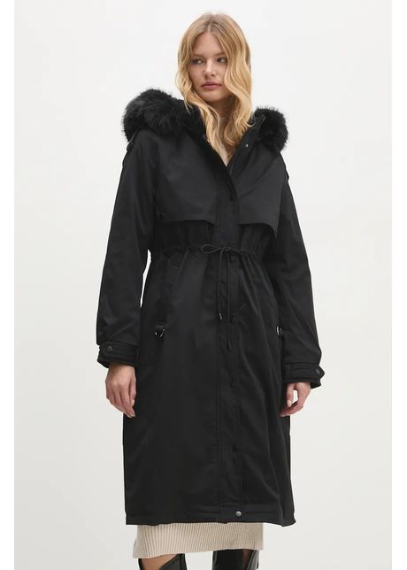 Answear lab hanorac femei culoarea negru de iarna