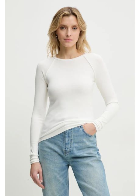 Answear lab longsleeve femei culoarea alb