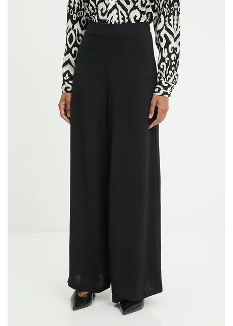 Answear.LAB pantaloni culoarea negru, drept, high waist