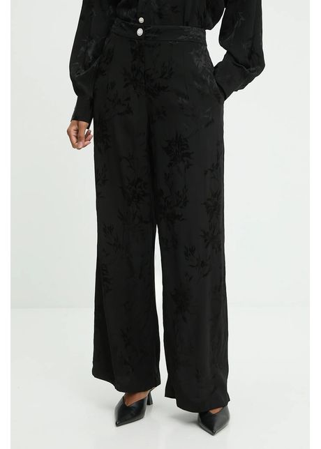 Answear.LAB pantaloni culoarea negru, lat, high waist