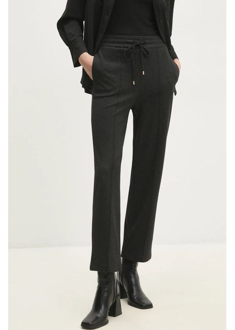 Answear lab pantaloni de trening culoarea gri neted