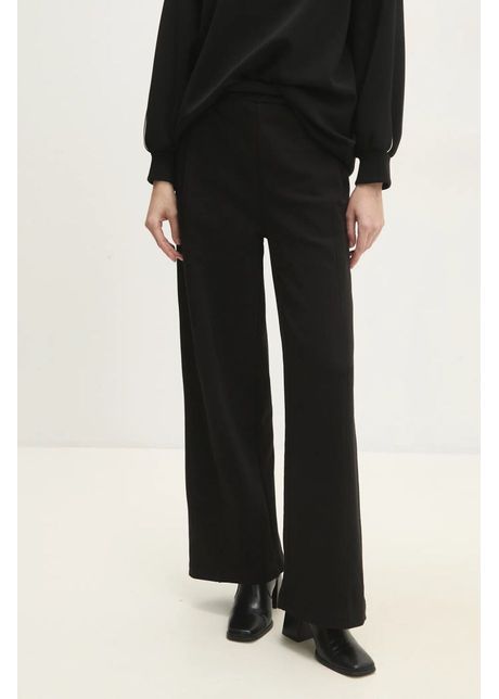 Answear lab pantaloni de trening culoarea negru neted