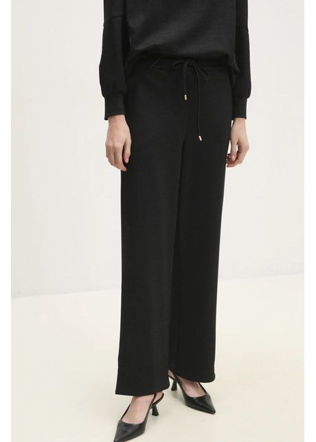 Answear lab pantaloni de trening culoarea negru neted