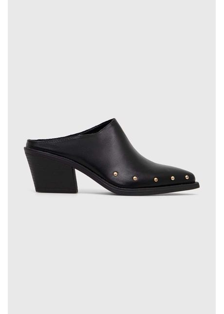 Answear lab papuci femei culoarea negru cu toc drept