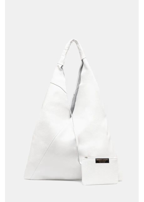 Answear lab poseta de piele culoarea alb