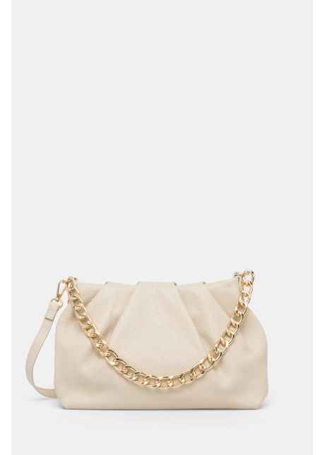 Answear lab poseta de piele culoarea bej