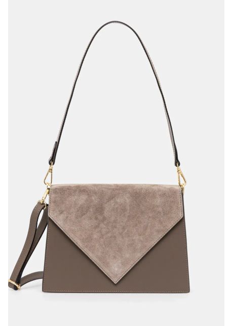 Answear lab poseta de piele culoarea bej