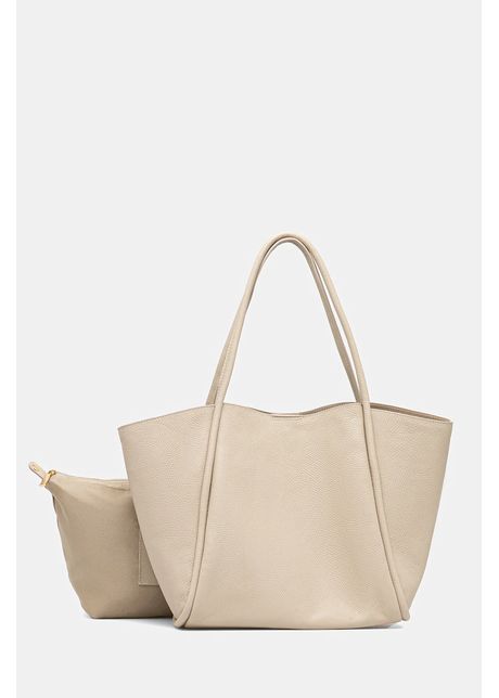 Answear lab poseta de piele culoarea bej