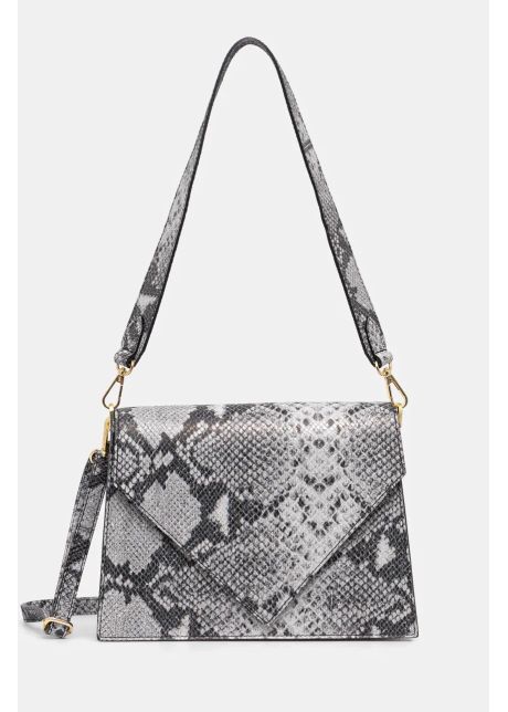 Answear lab poseta de piele culoarea gri