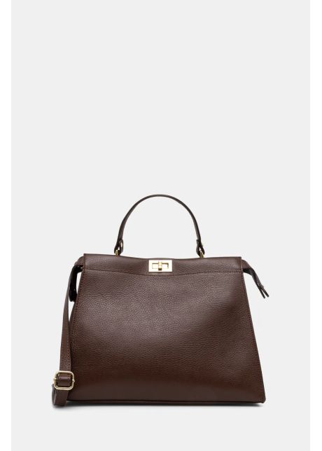 Answear lab poseta de piele culoarea maro