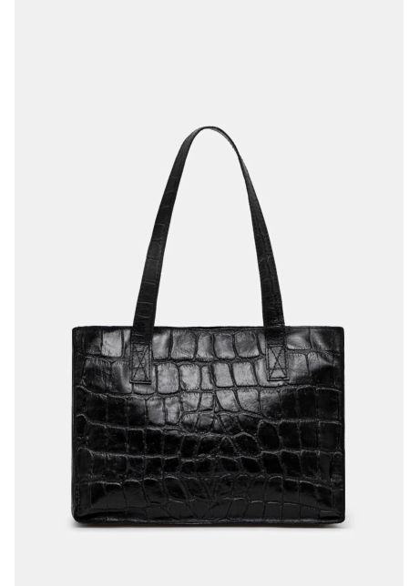 Answear lab poseta de piele culoarea negru