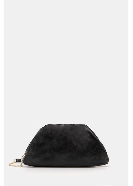 Answear lab poseta de piele culoarea negru