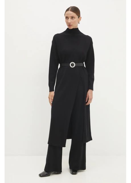 Answear lab pulover femei culoarea negru cu turtleneck