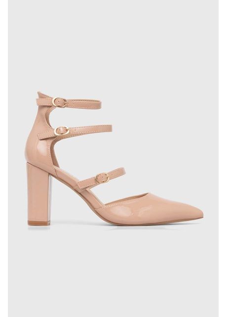 Answear lab pumps culoarea bej cu toc drept