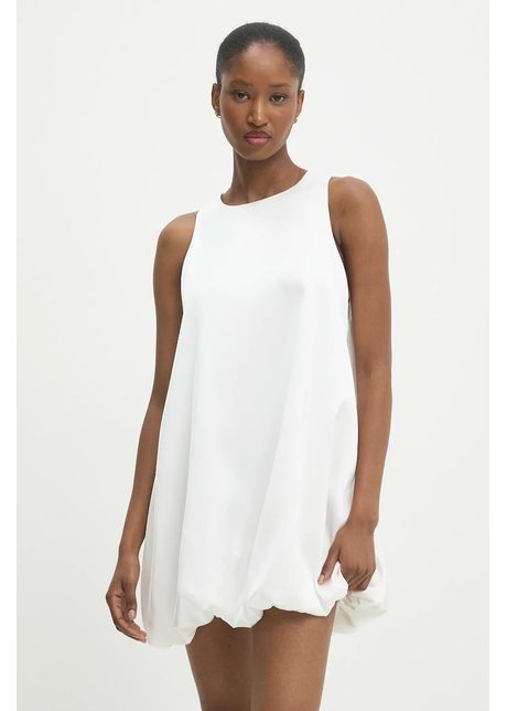 Answear lab rochie culoarea alb mini evazat