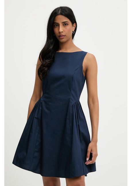 Answear lab rochie culoarea bleumarin mini evazat