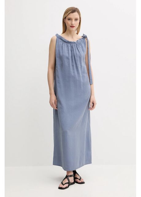 Answear lab rochie culoarea gri maxi dreapt