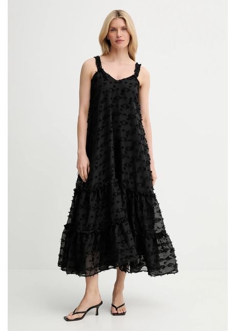 Answear Lab rochie culoarea negru, maxi, oversize