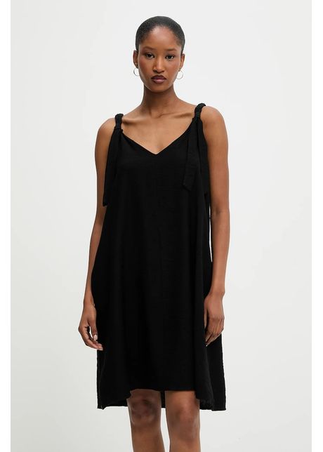 Answear lab rochie culoarea negru mini evazat