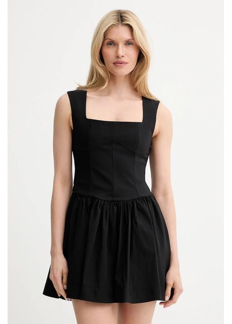 Answear Lab rochie culoarea negru, mini, evazată
