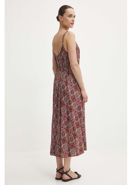 Answear lab rochie culoarea rosu midi evazati