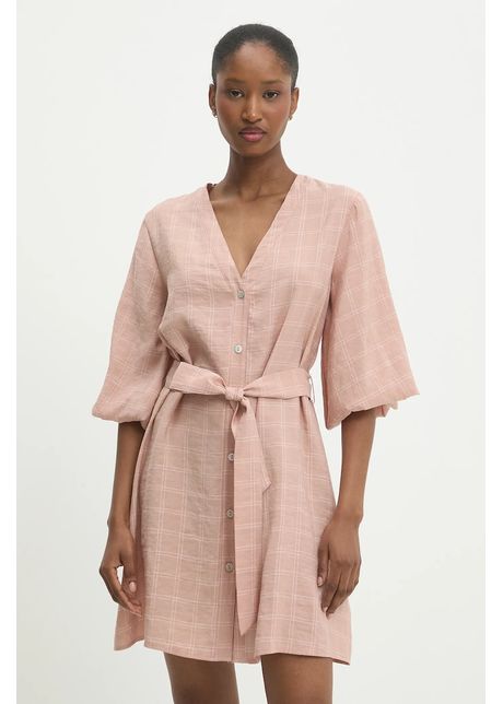 Answear lab rochie culoarea roz mini evazat