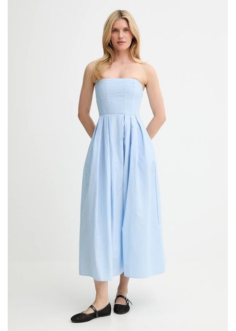 Answear lab rochie din bumbac maxi evazat