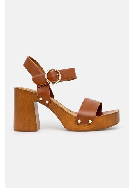 Answear lab sandale culoarea maro