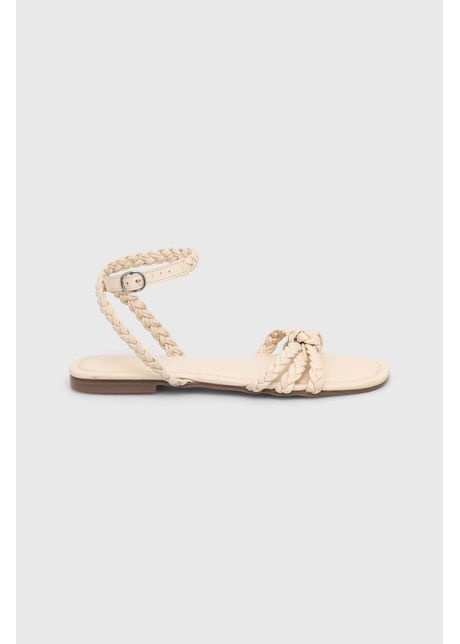 Answear lab sandale de piele femei culoarea bej